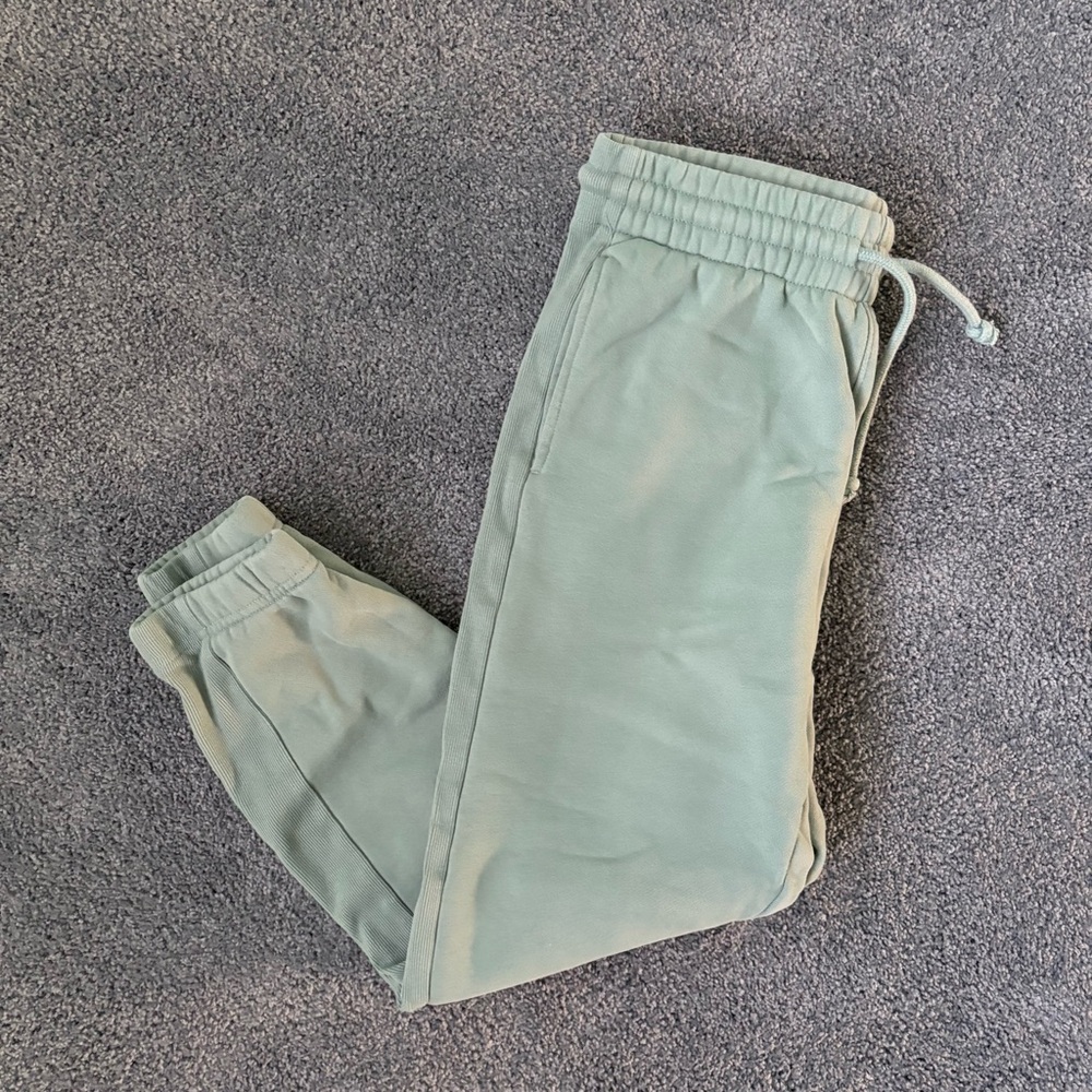 Aritzia TNA CozyAF Teal Boyfriend Fit Jogger Sweatpants XS